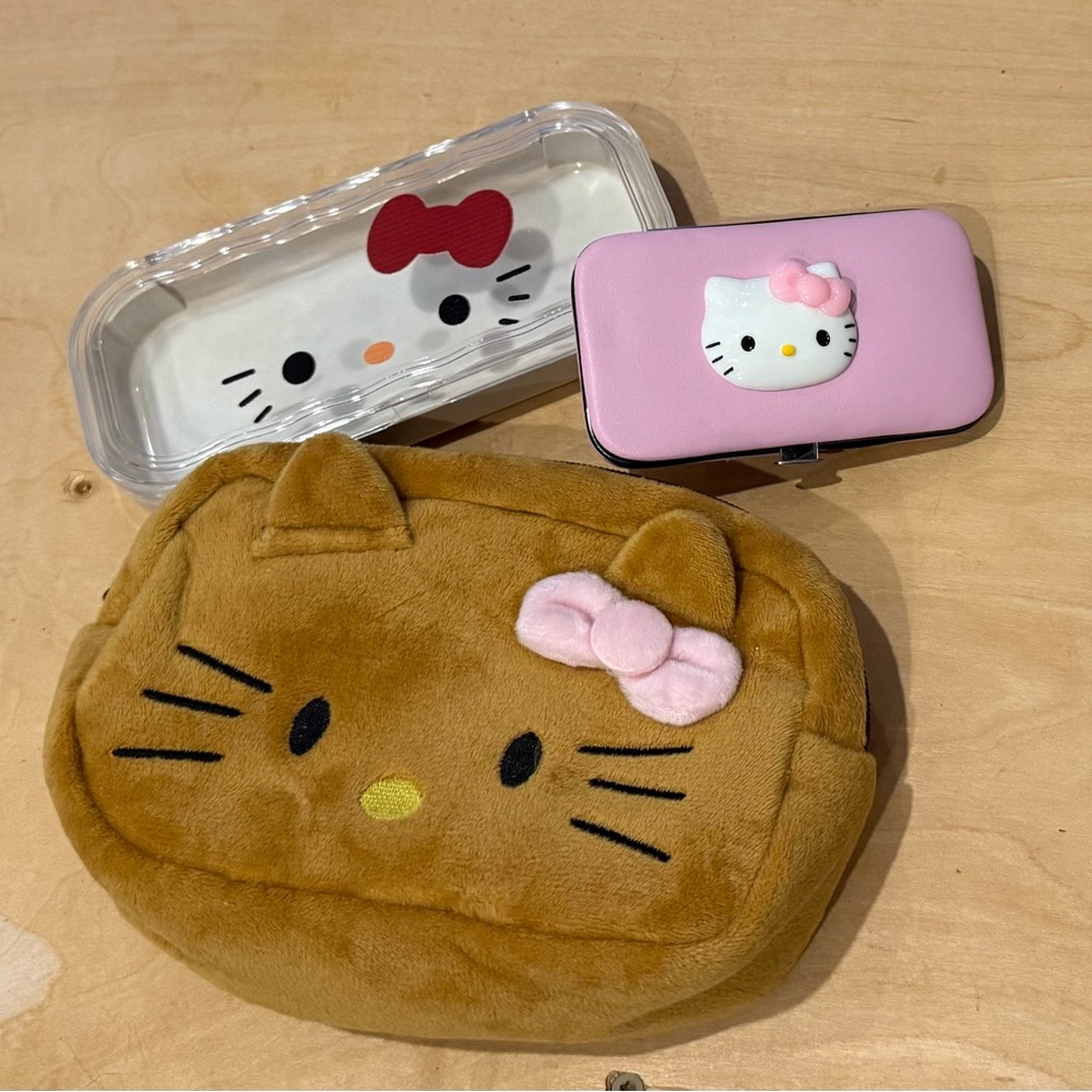 Hello Kitty Pink and Brown Kids‎ Bag Set